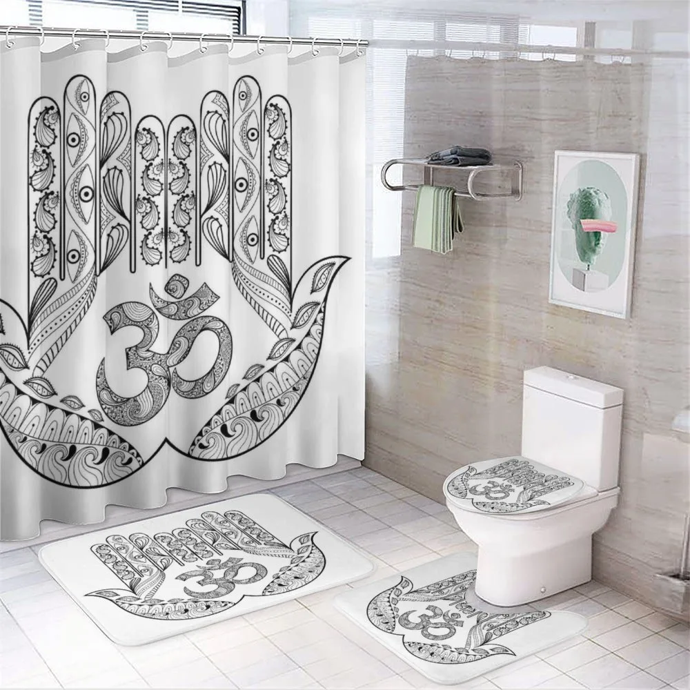 Paisley Mandala — 4-Piece Bathroom Set preview