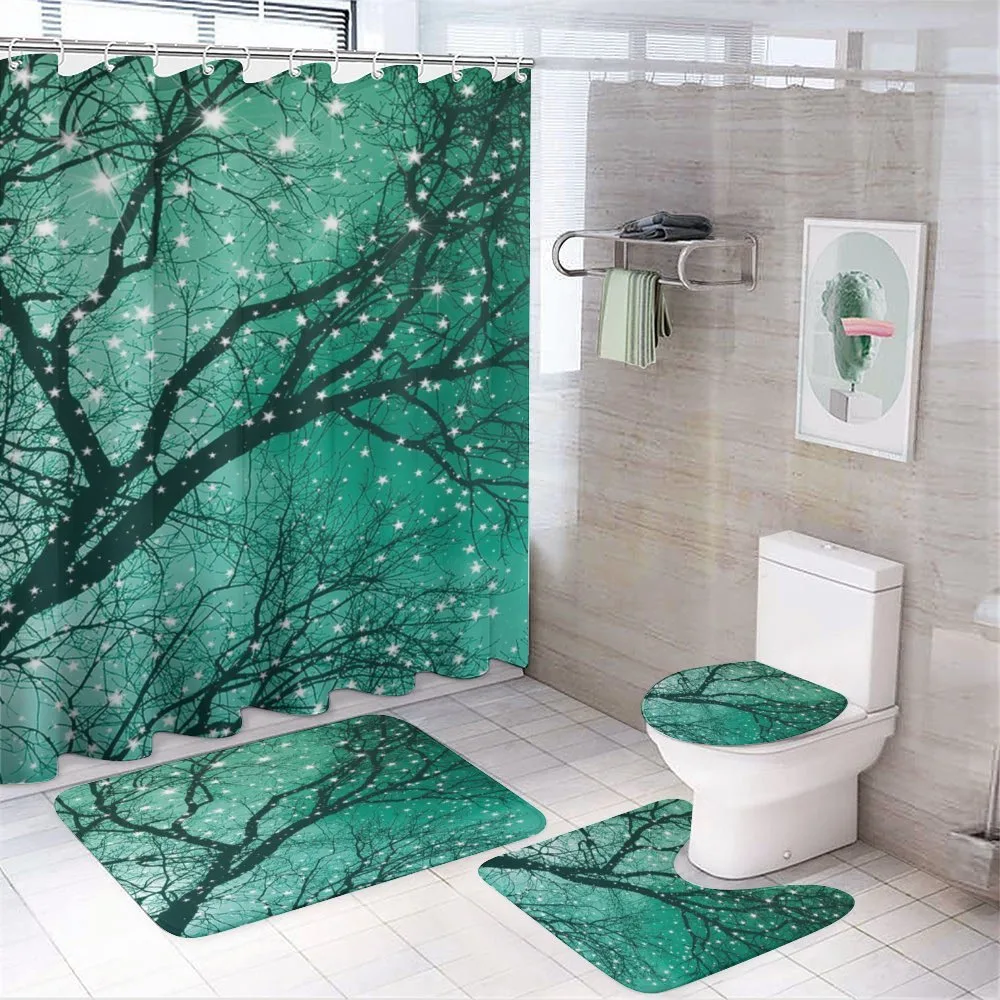 Stars Bare Branches — 4-Piece Bathroom Set preview