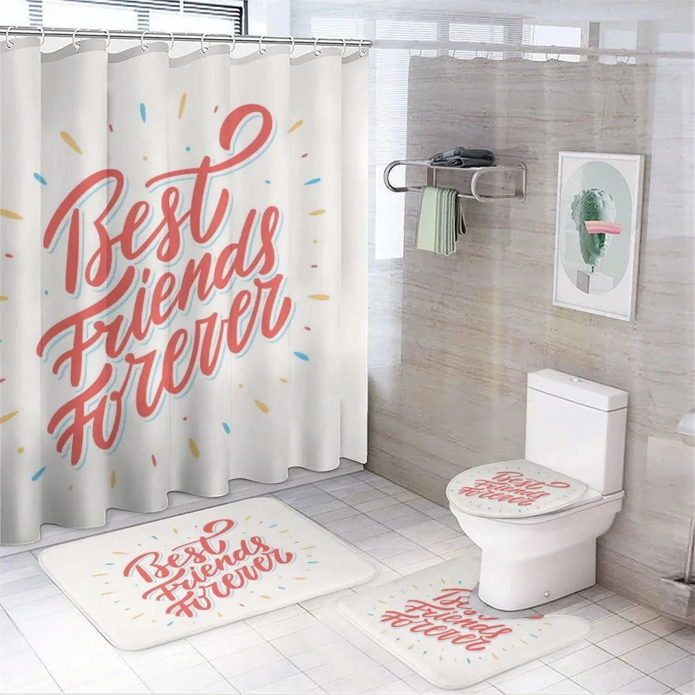 Colorful Buddies Art — 4-Piece Bathroom Set preview