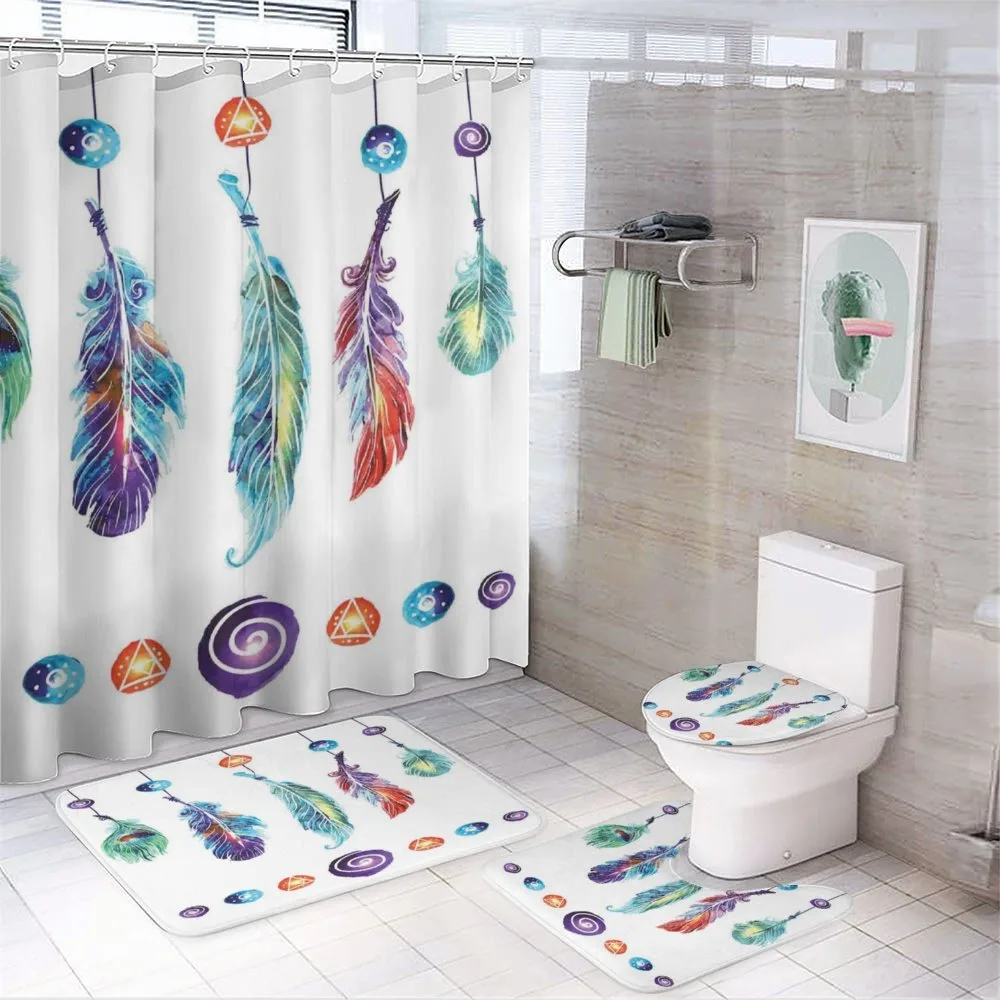 Feather Hippie — 4-Piece Bathroom Set preview