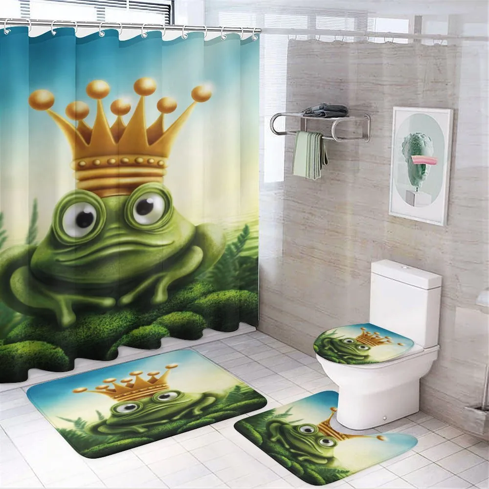 Frog Prince on Moss Stone — 4-Piece Bathroom Set preview