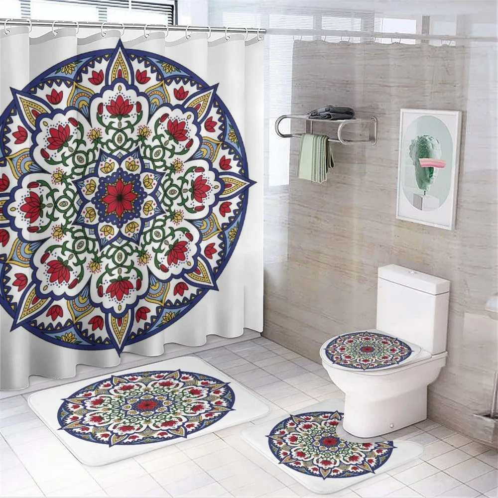 Mandala Lotus — 4-Piece Bathroom Set preview