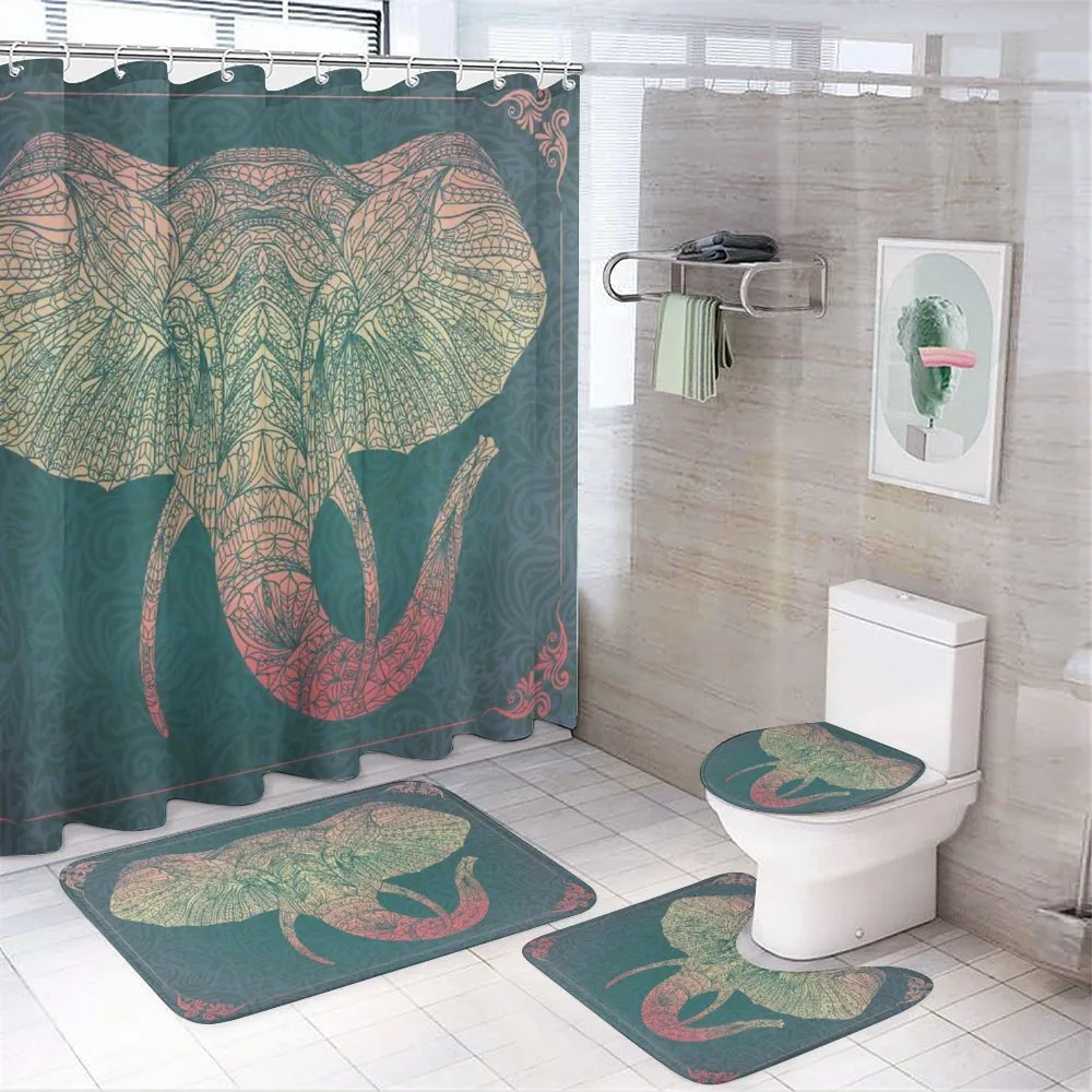 South East Asia Animal — 4-Piece Bathroom Set preview