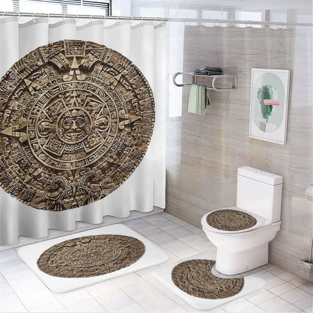 Mexican Medallion Ornament — 4-Piece Bathroom Set preview
