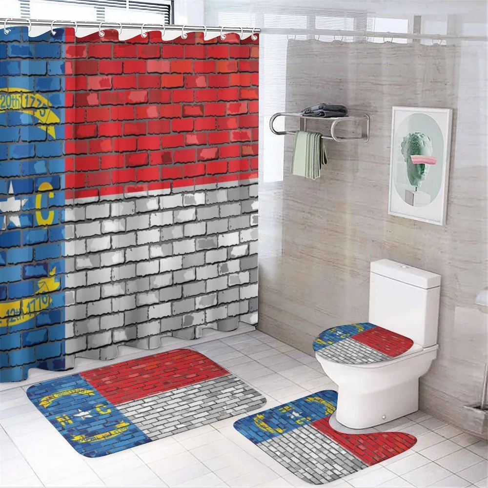 North Carolina Brick Wall — 4-Piece Bathroom Set preview