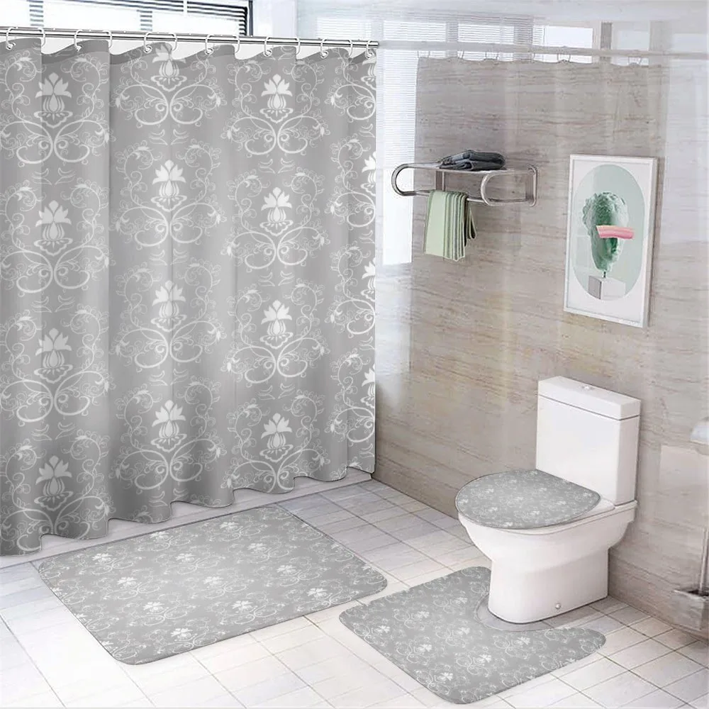 Antique Damask Royal — 4-Piece Bathroom Set preview