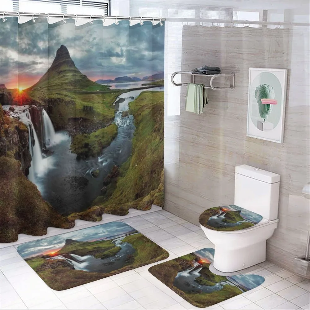 Cascade Stream Wildlife — 4-Piece Bathroom Set preview