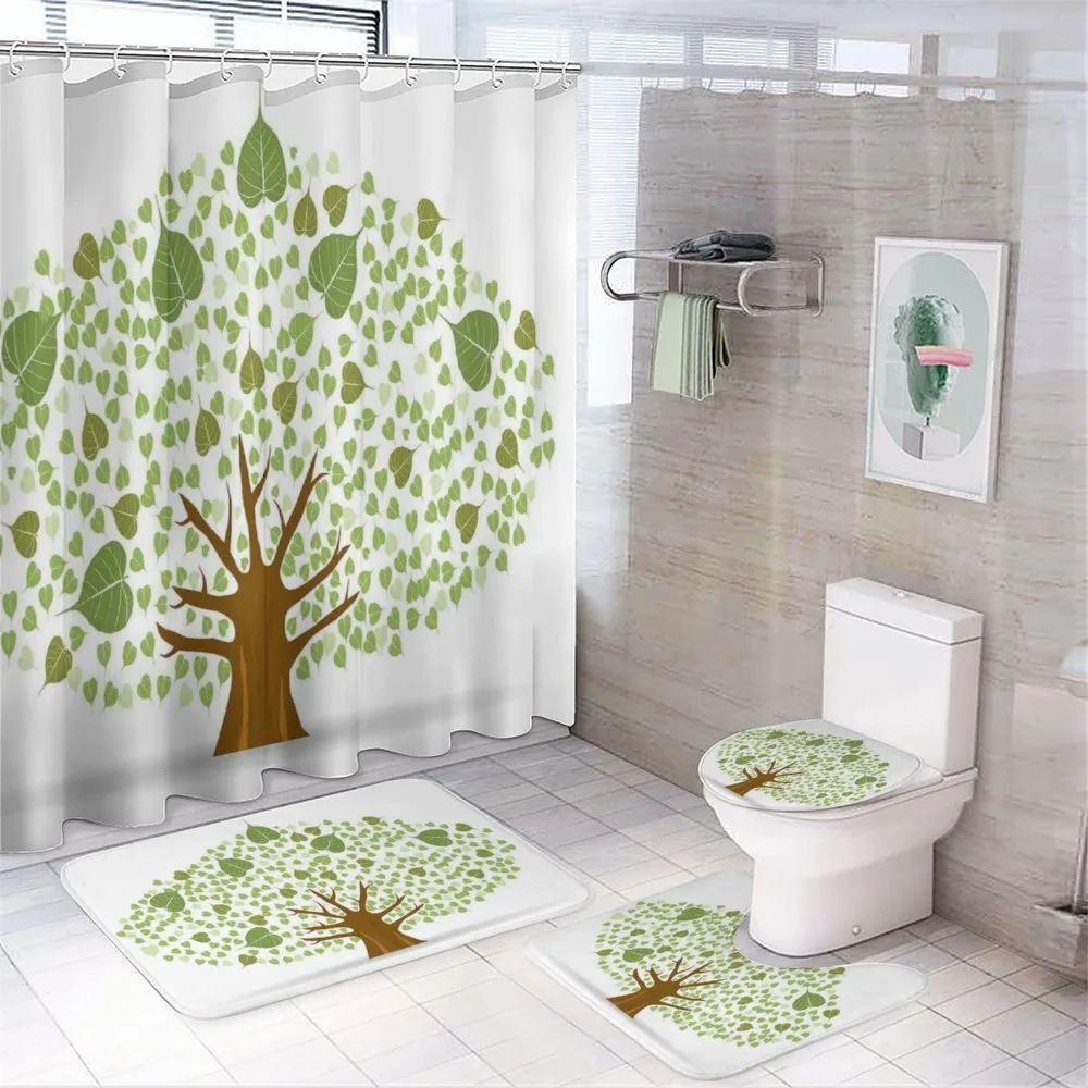 Fig Bodhi Leaves — 4-Piece Bathroom Set preview