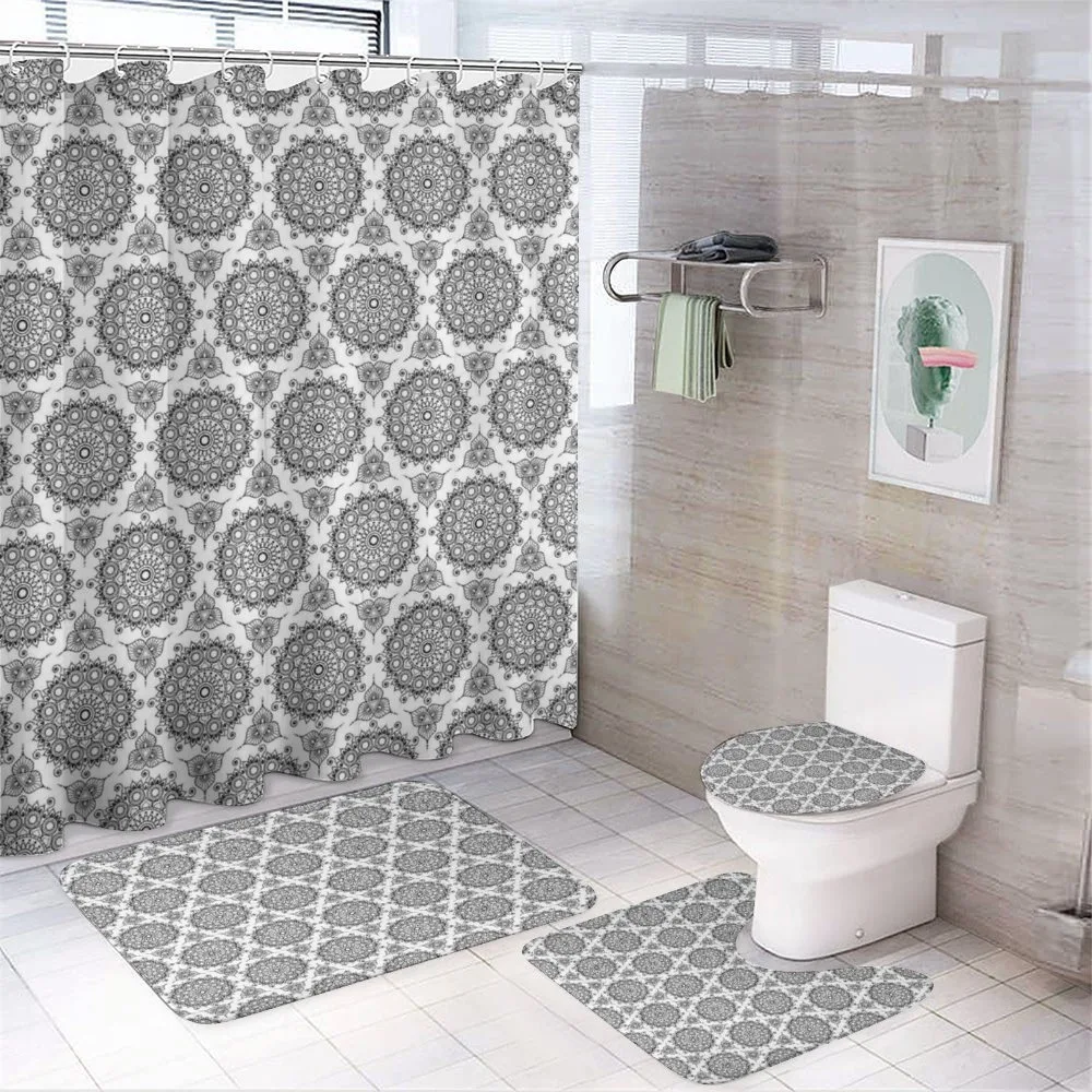 South Eastern Pattern — 4-Piece Bathroom Set preview