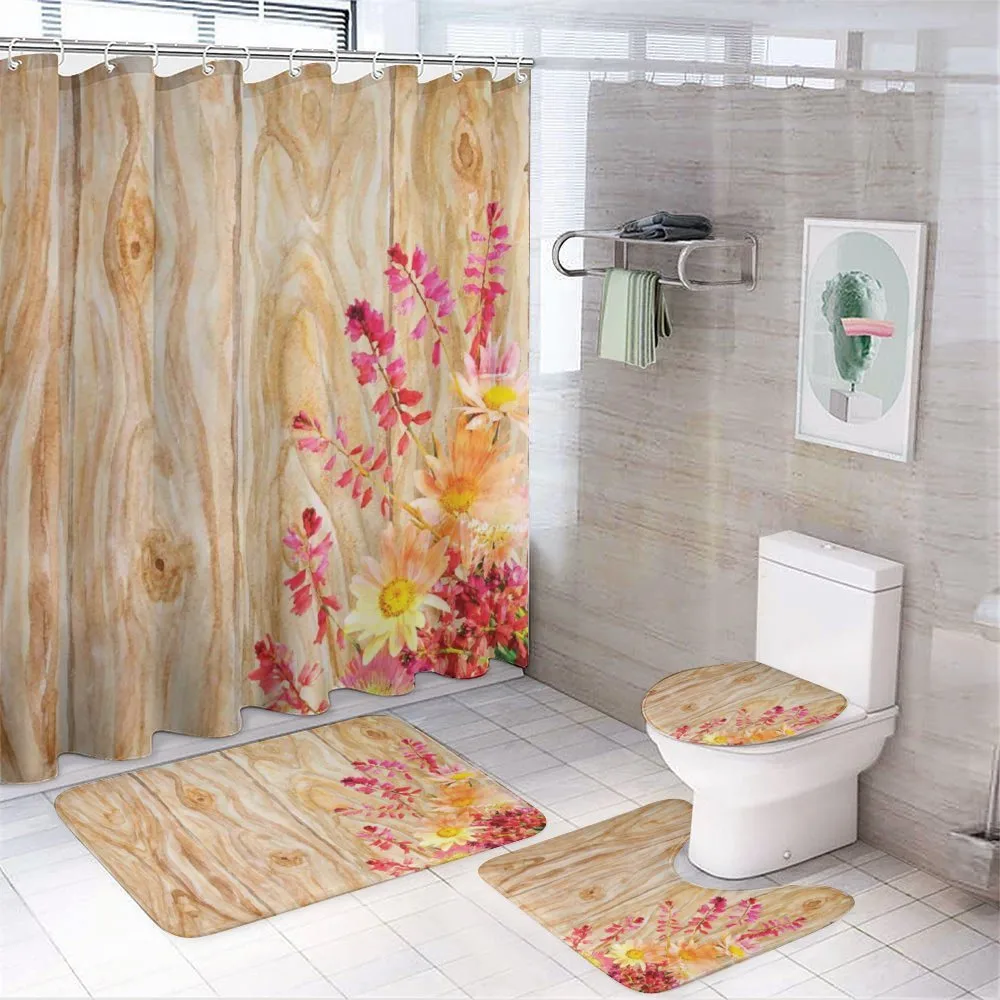 Spring Florals Daisies — 4-Piece Bathroom Set preview