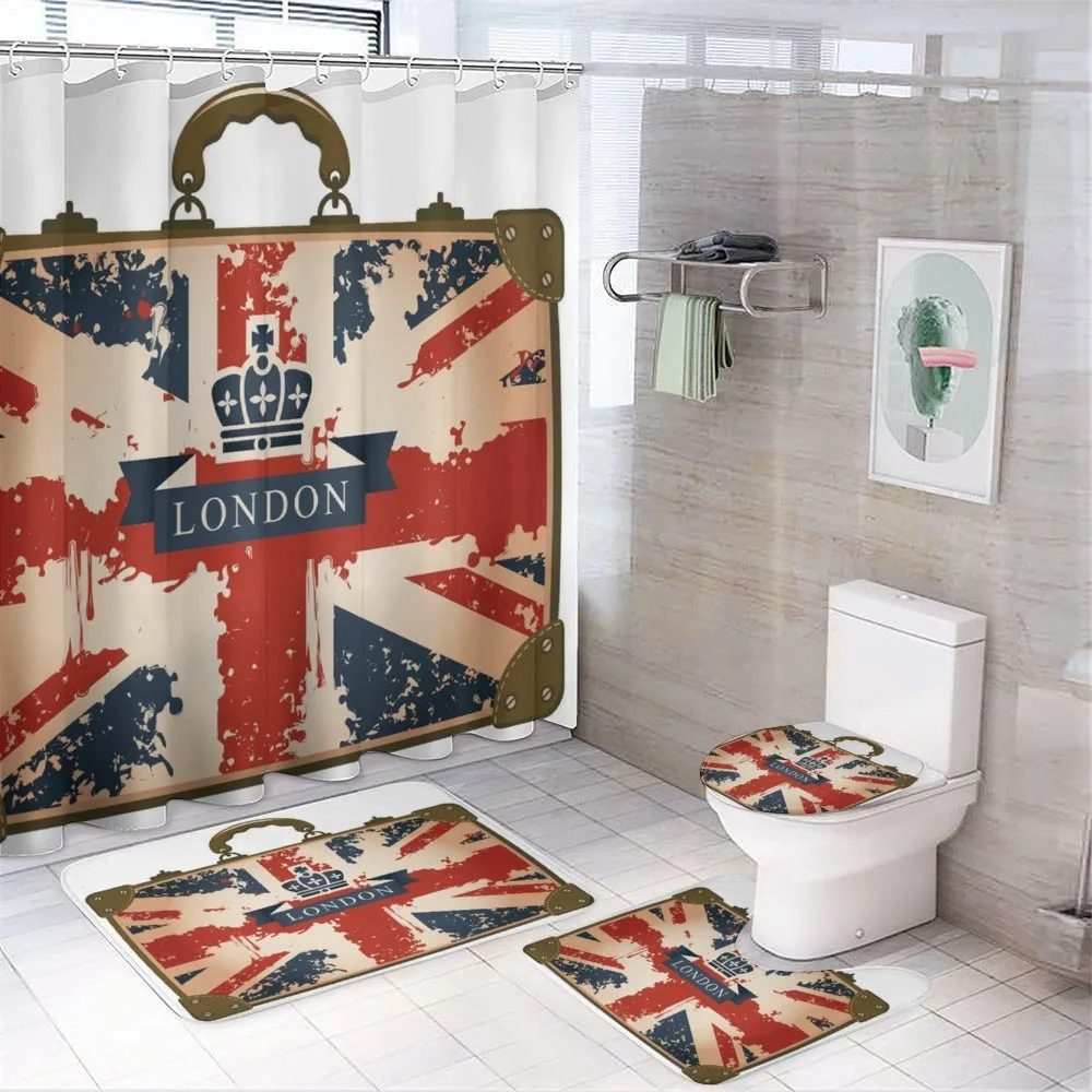Vintage Suitcase — 4-Piece Bathroom Set preview