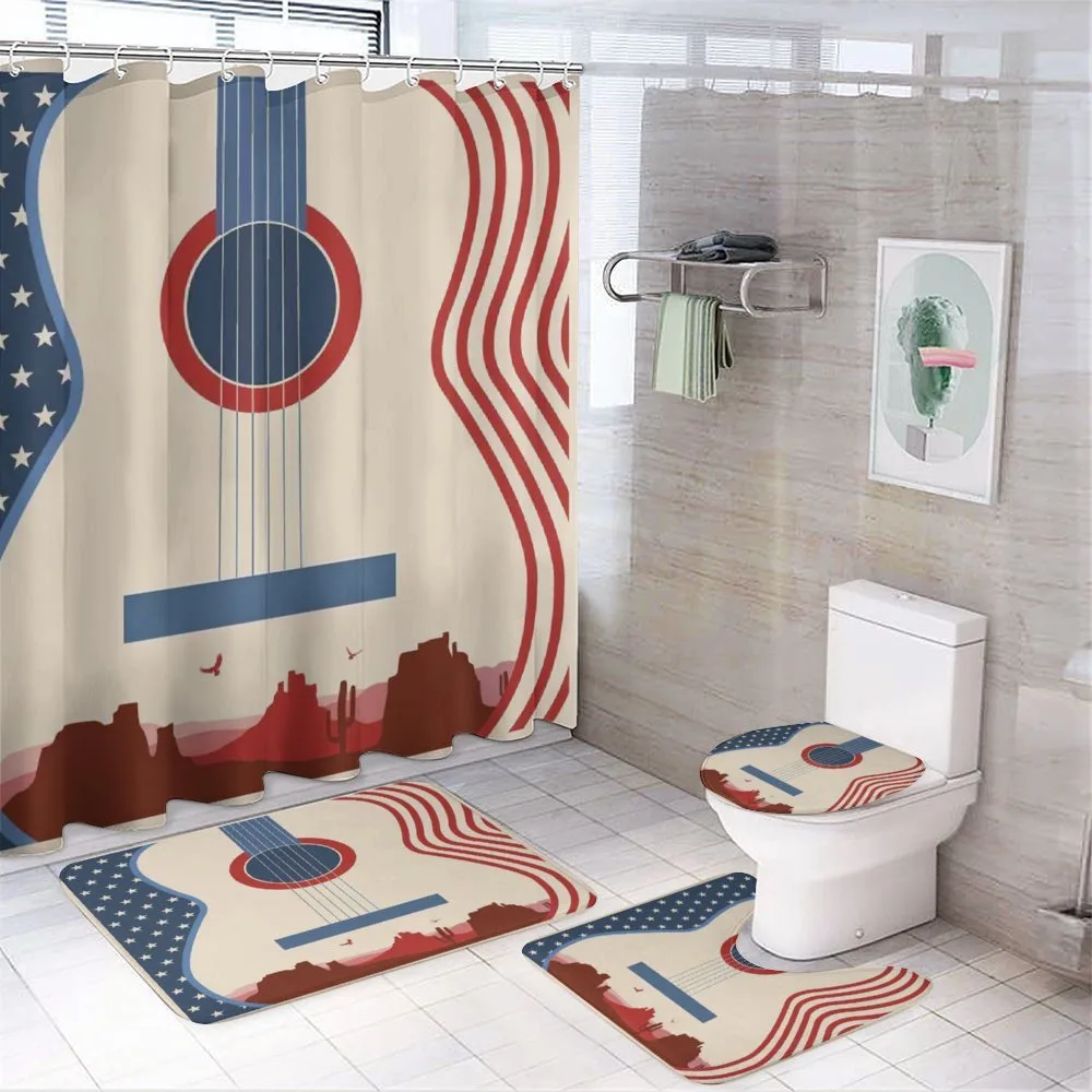 Country Music Guitar — 4-Piece Bathroom Set preview