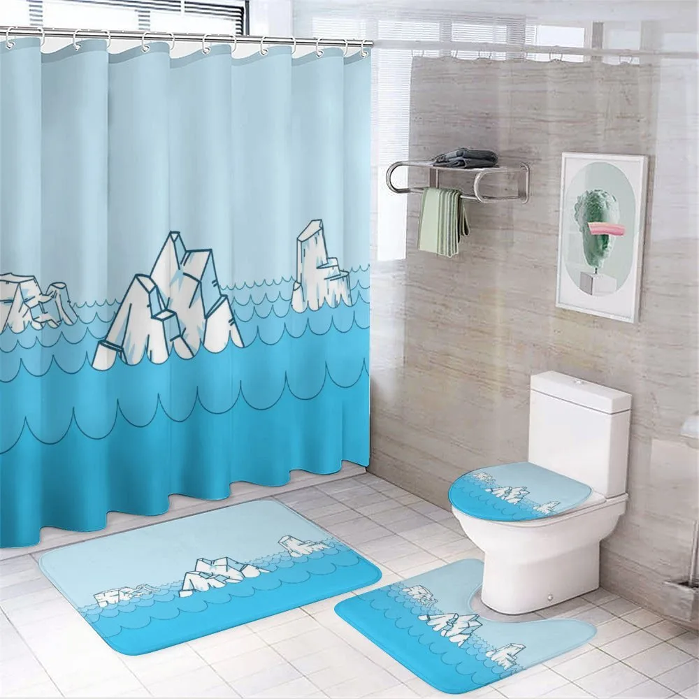 Frosty Elements Floating — 4-Piece Bathroom Set preview