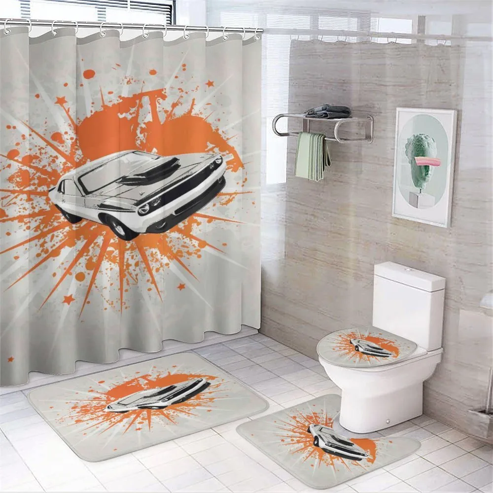 Classic Sports Car — 4-Piece Bathroom Set preview