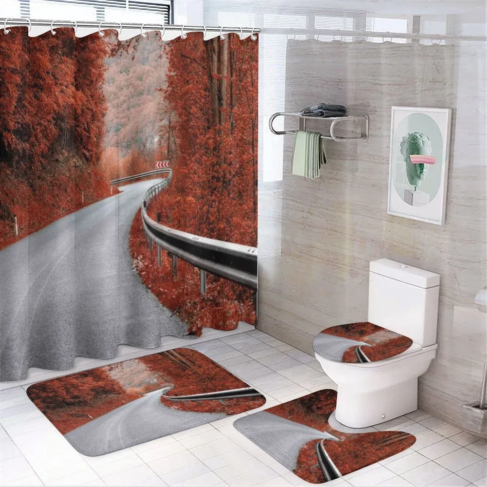 Dreamy Road Travel Theme — 4-Piece Bathroom Set preview