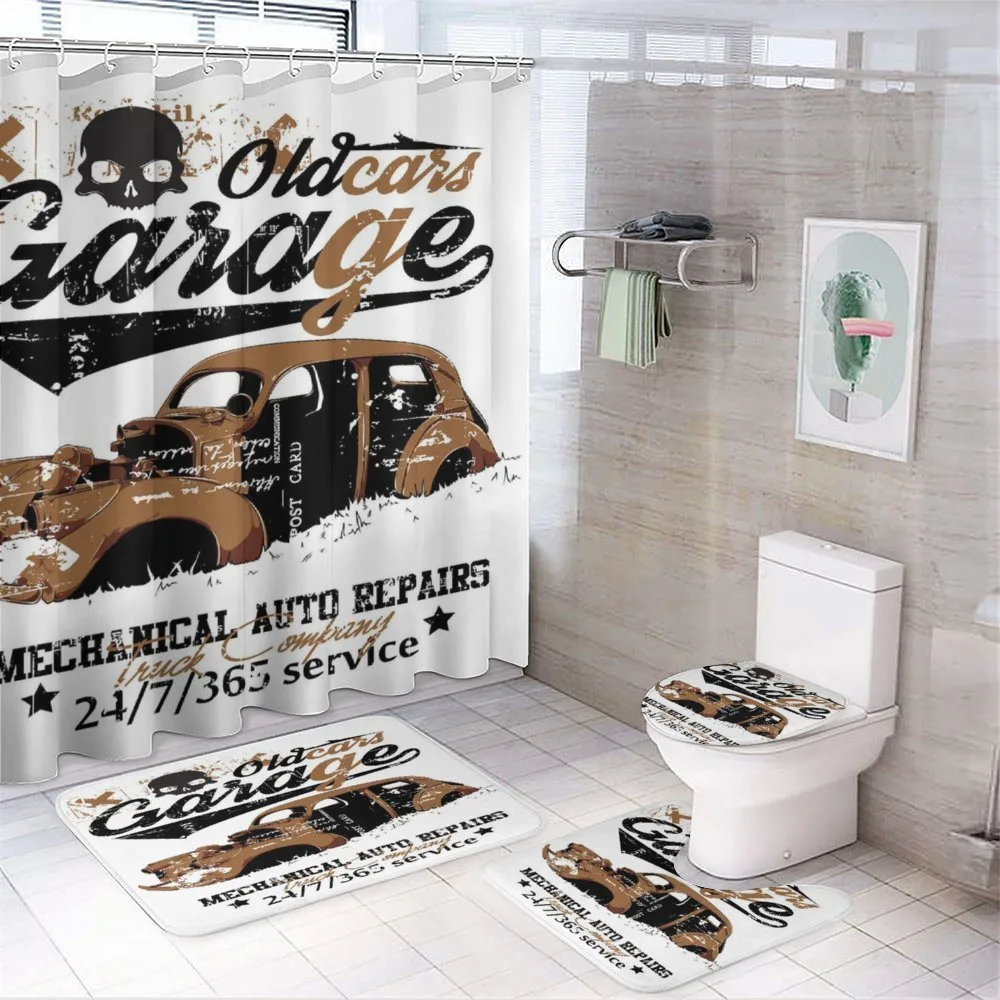 Old Garage Auto Repair — 4-Piece Bathroom Set preview