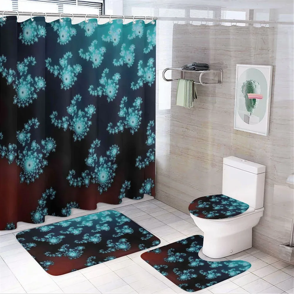 Trippy Twisted Forms — 4-Piece Bathroom Set preview