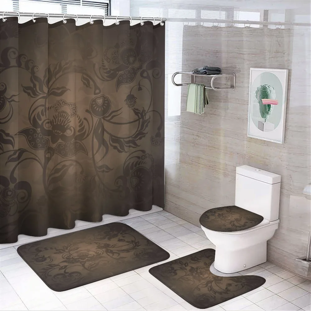 Floral Paisley Ivy — 4-Piece Bathroom Set preview