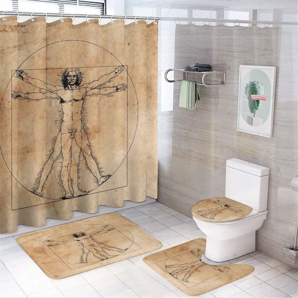 Human Painting — 4-Piece Bathroom Set preview