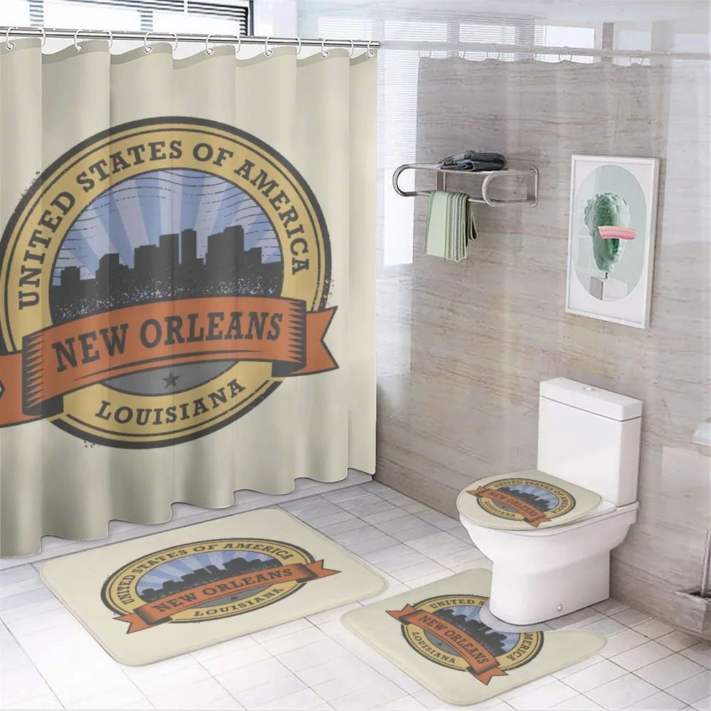 Louisiana City View 4-Piece Bathroom Set product video