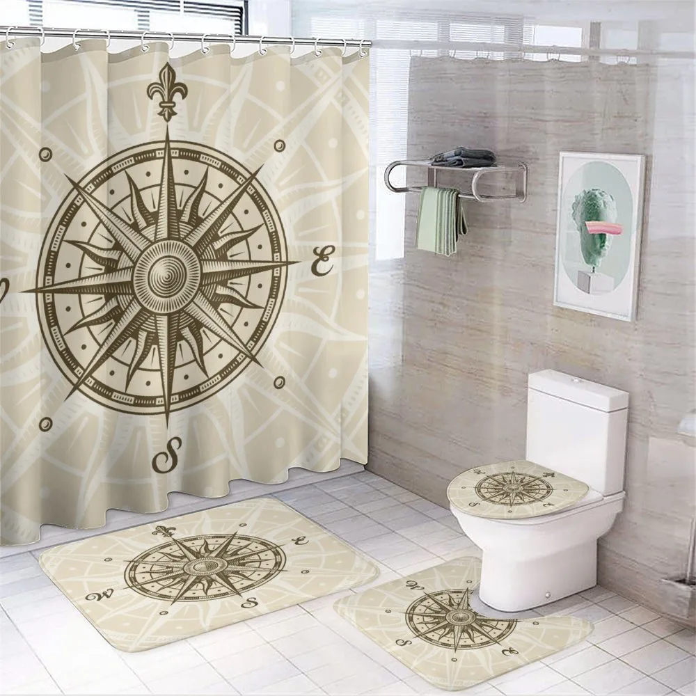 Sun Motifs Sepia — 4-Piece Bathroom Set preview