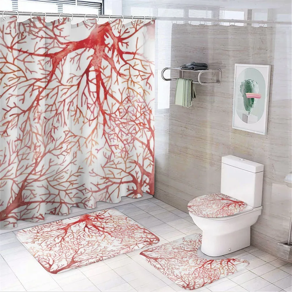 Watercolor Branchs Fall — 4-Piece Bathroom Set preview