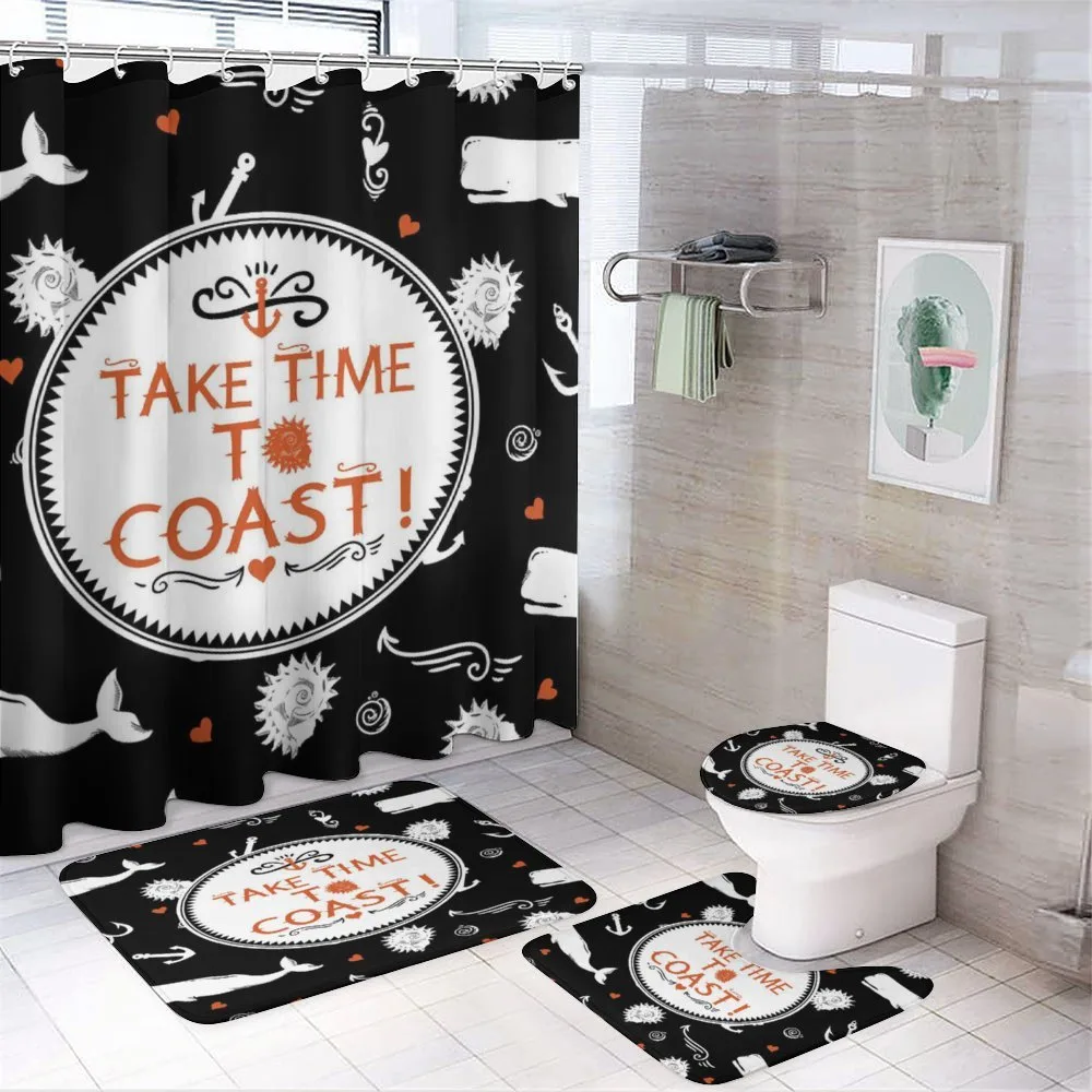 Nautical Take Time to Coast — 4-Piece Bathroom Set preview