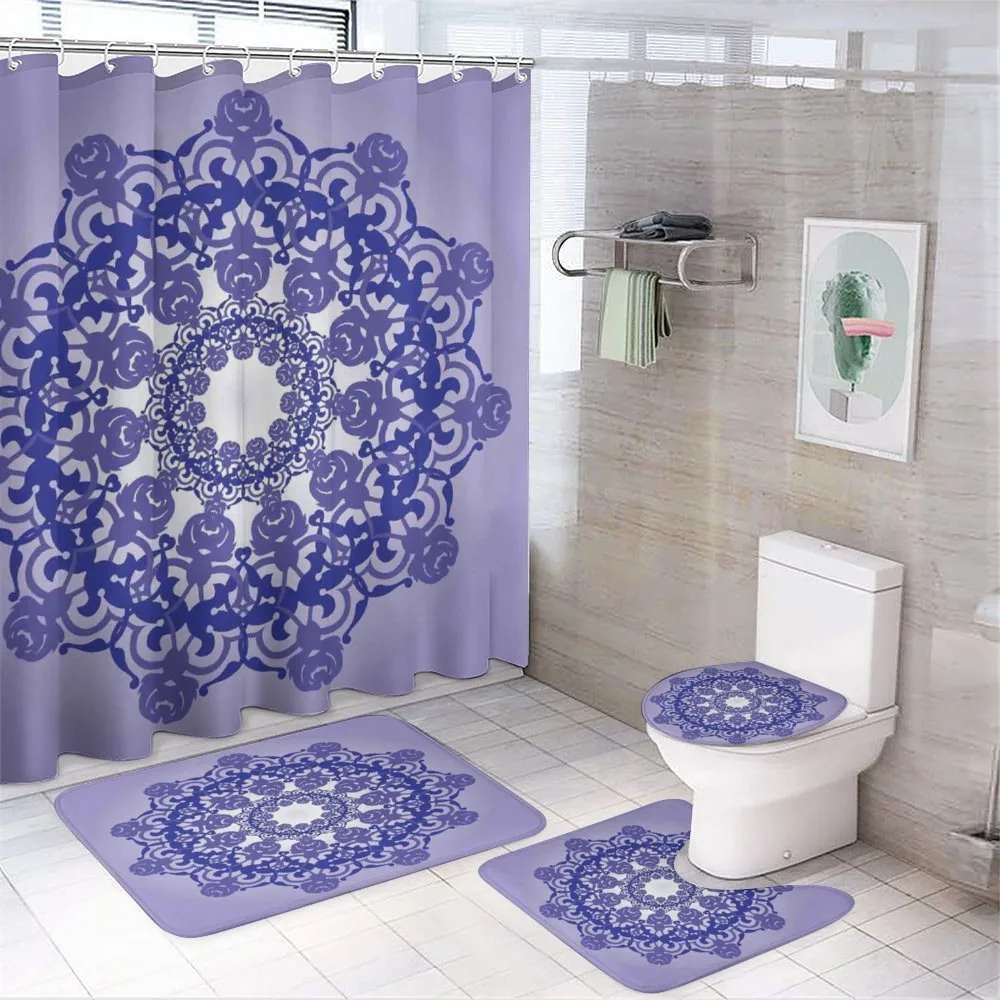 Retro Lacework — 4-Piece Bathroom Set preview