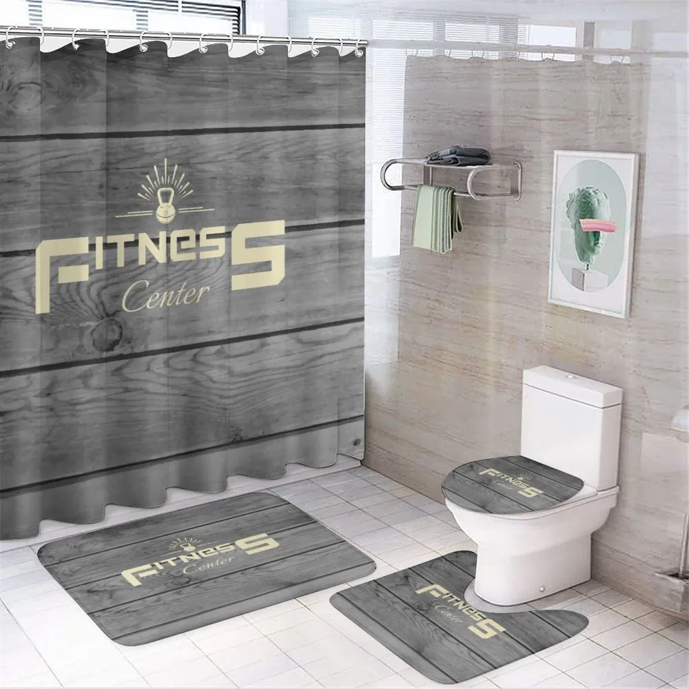 Club Wood Planks — 4-Piece Bathroom Set preview