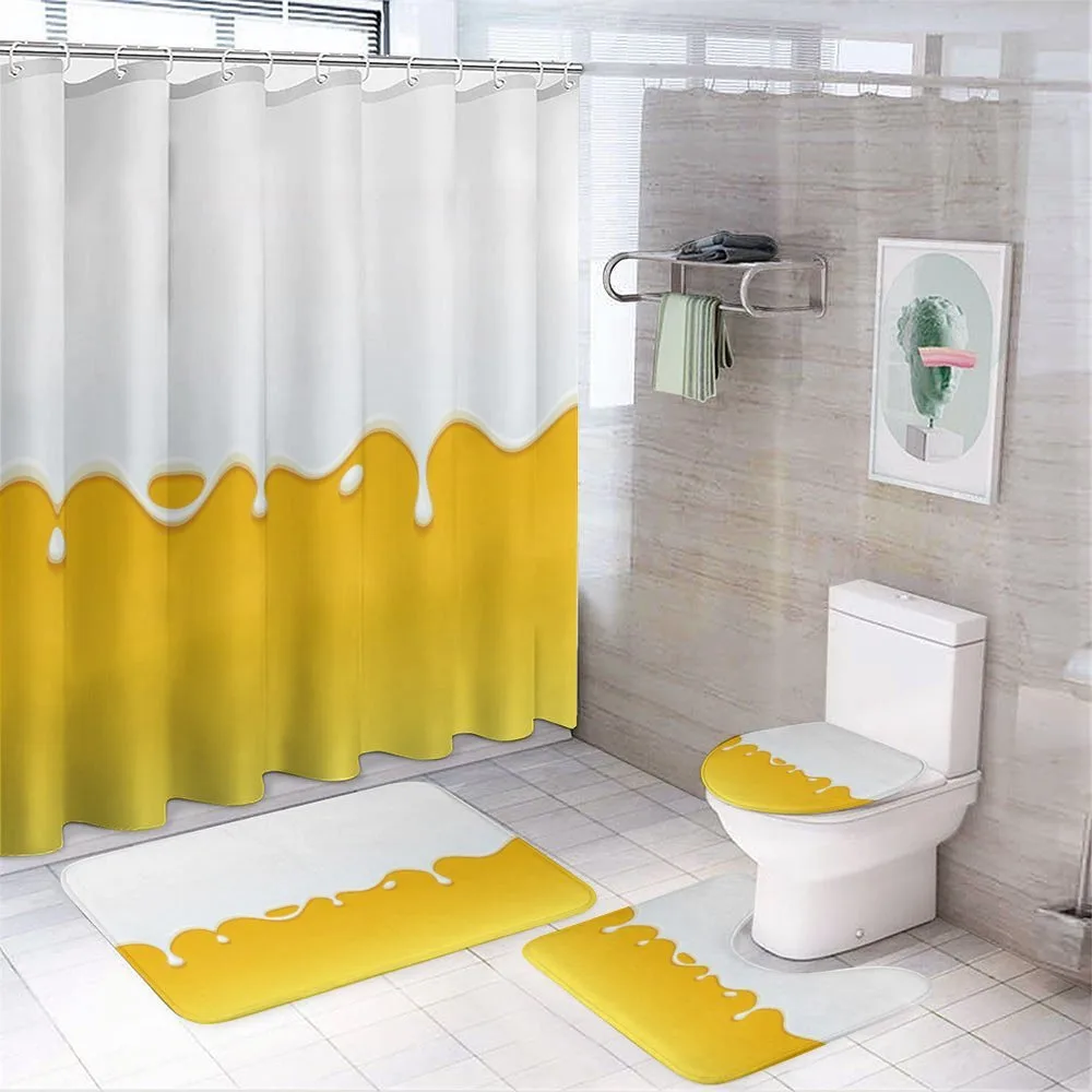 Dripping Milk — 4-Piece Bathroom Set preview