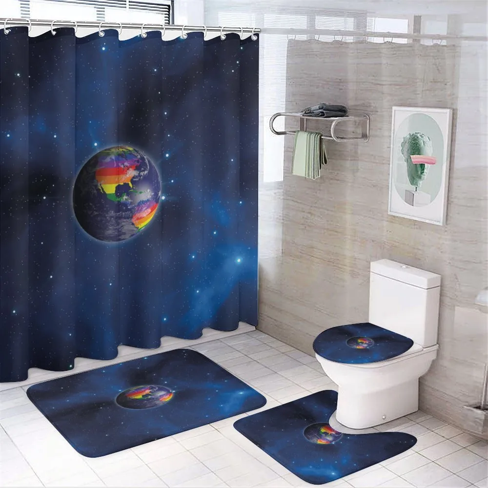 Earth LGBT Colors — 4-Piece Bathroom Set preview