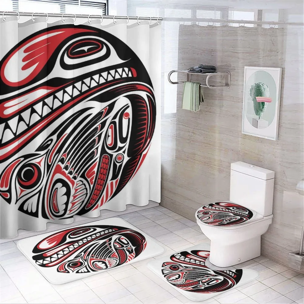 Haida Animal Art — 4-Piece Bathroom Set preview