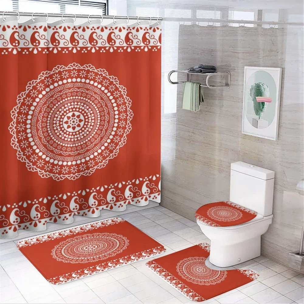 Paisley Side Border — 4-Piece Bathroom Set preview