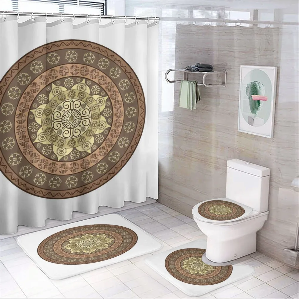 Simplistic Ornament — 4-Piece Bathroom Set preview