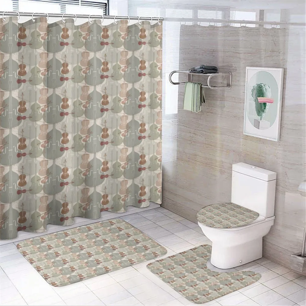 String Quartet Violins — 4-Piece Bathroom Set preview