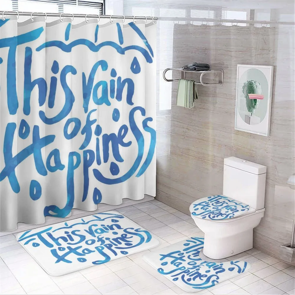 This Rain of Happiness — 4-Piece Bathroom Set preview