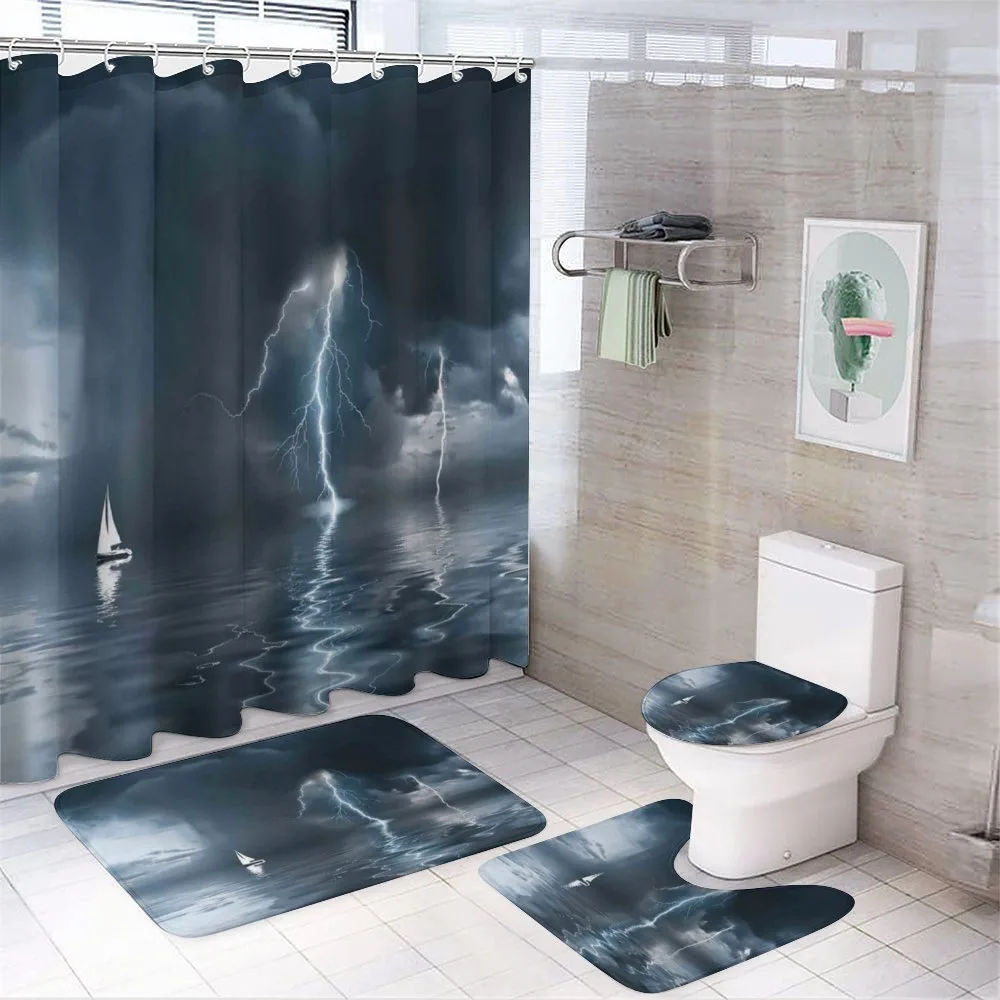 Yacht at the Ocean — 4-Piece Bathroom Set preview