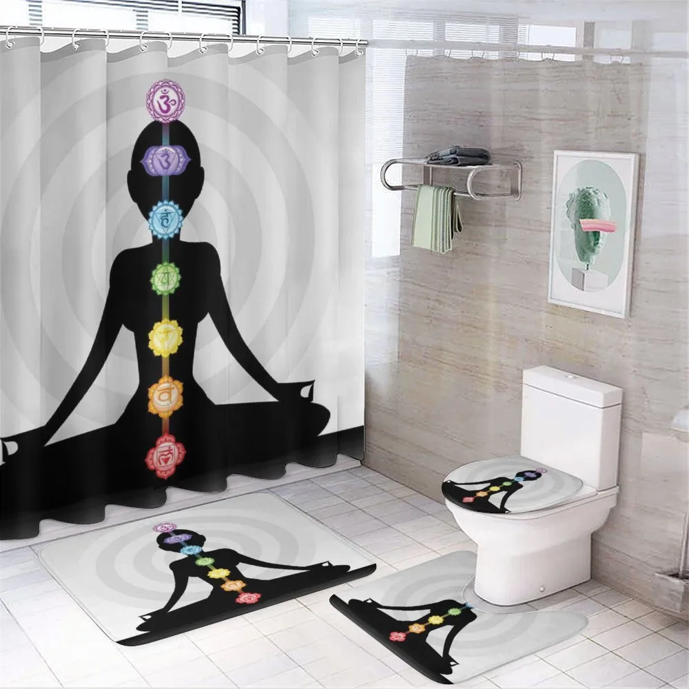 Yoga Concentric Circle — 4-Piece Bathroom Set preview