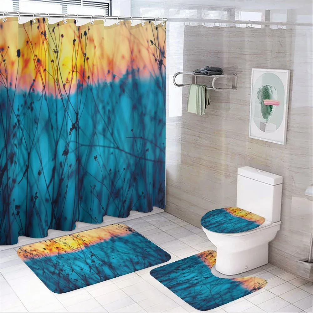 Autumn Dried Flowers — 4-Piece Bathroom Set preview
