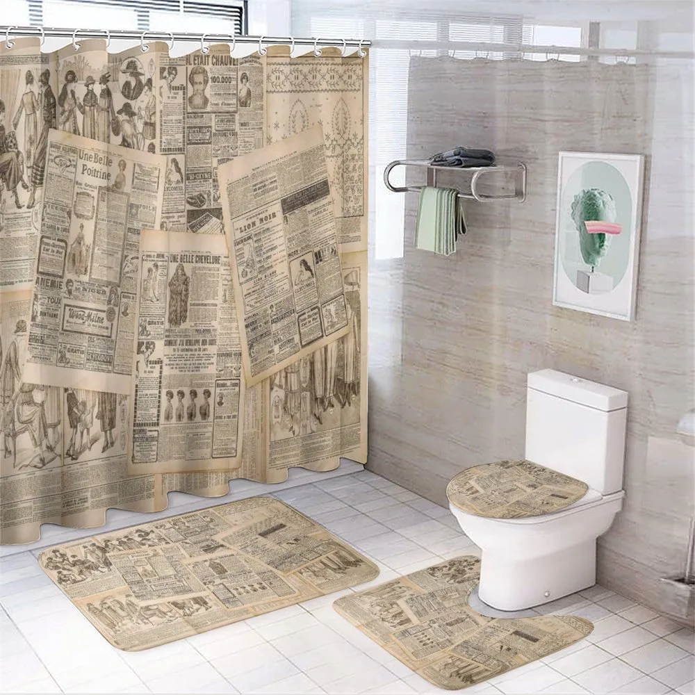 Fashion Magazine Woman — 4-Piece Bathroom Set preview