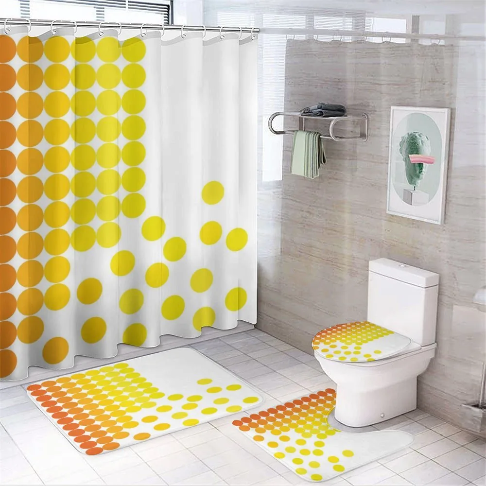 Ombre Dots — 4-Piece Bathroom Set preview