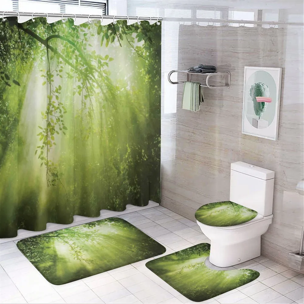 Sunbeams in Woodland — 4-Piece Bathroom Set preview