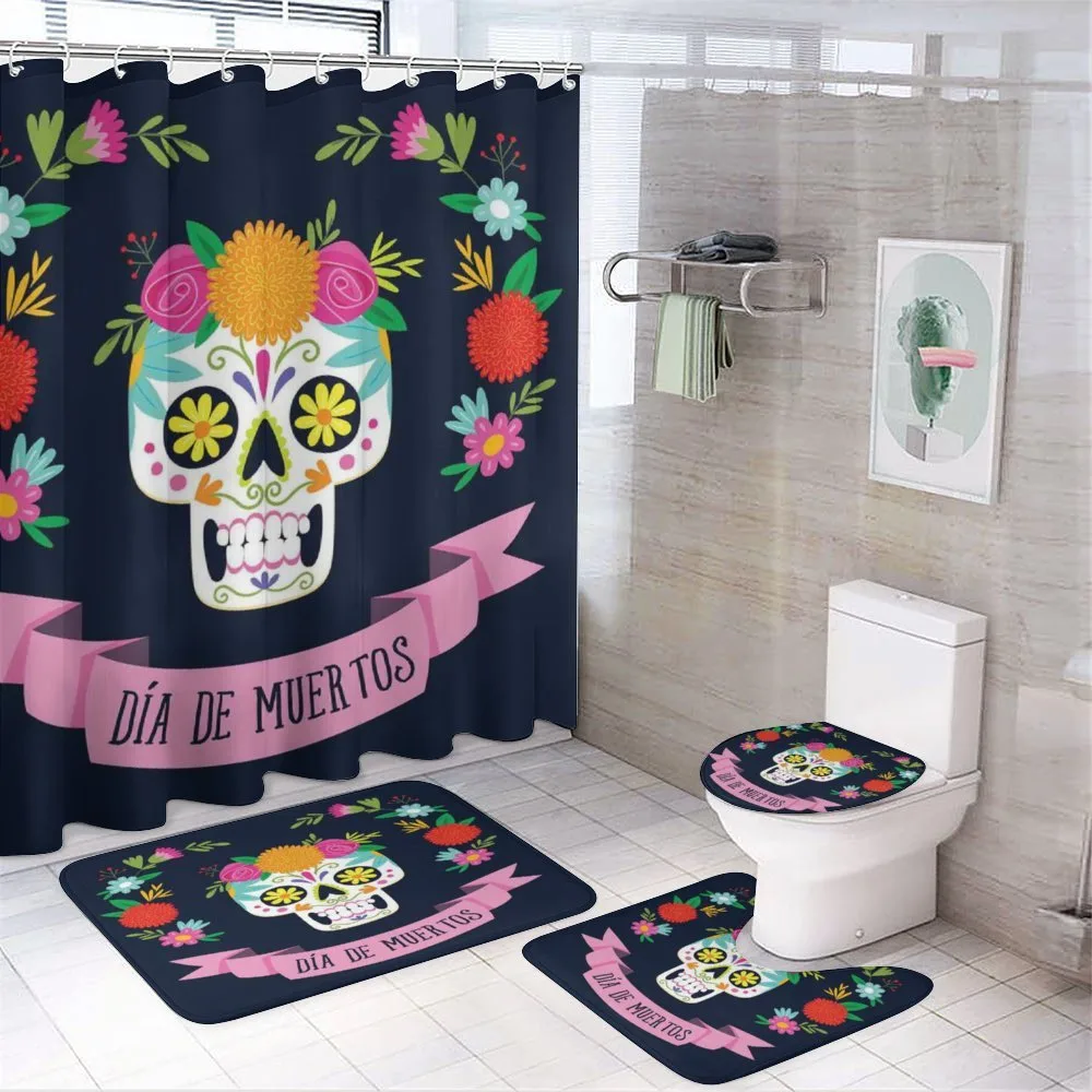 Colorful Wreath — 4-Piece Bathroom Set preview