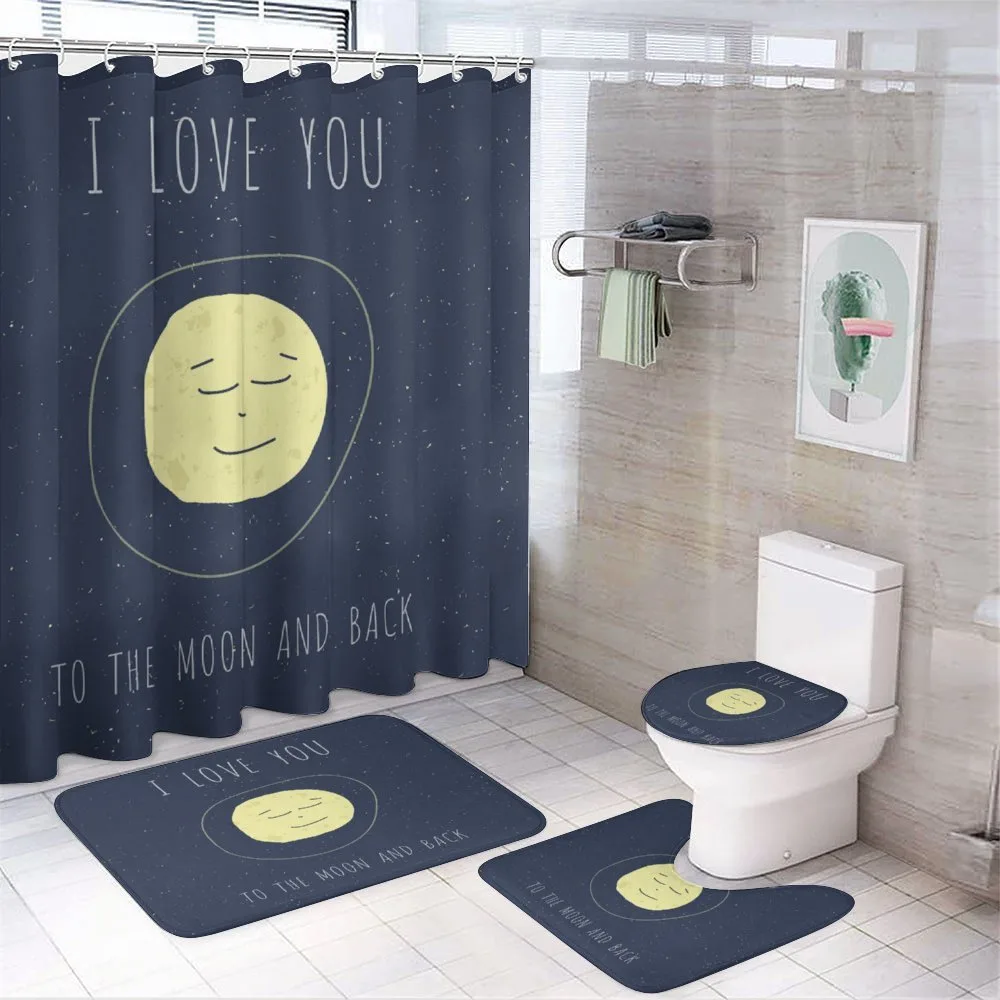 Happy Moon Retro — 4-Piece Bathroom Set preview