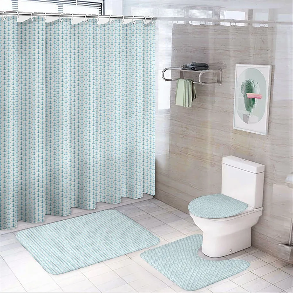 Rhythmic Anchor — 4-Piece Bathroom Set preview