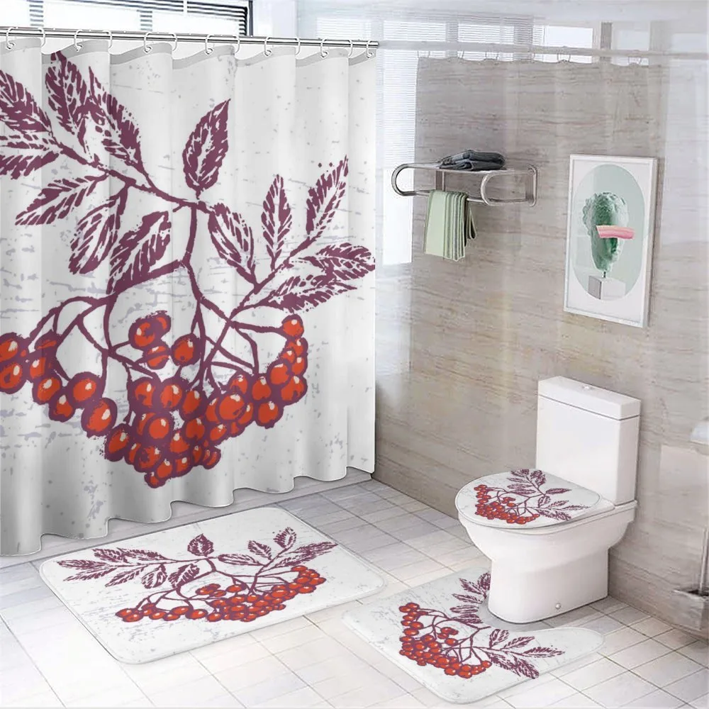 Berry Bunch Food — 4-Piece Bathroom Set preview