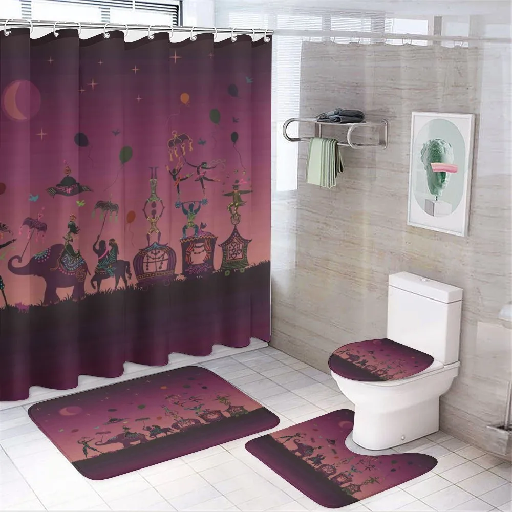 Circus Crowd Travelling — 4-Piece Bathroom Set preview
