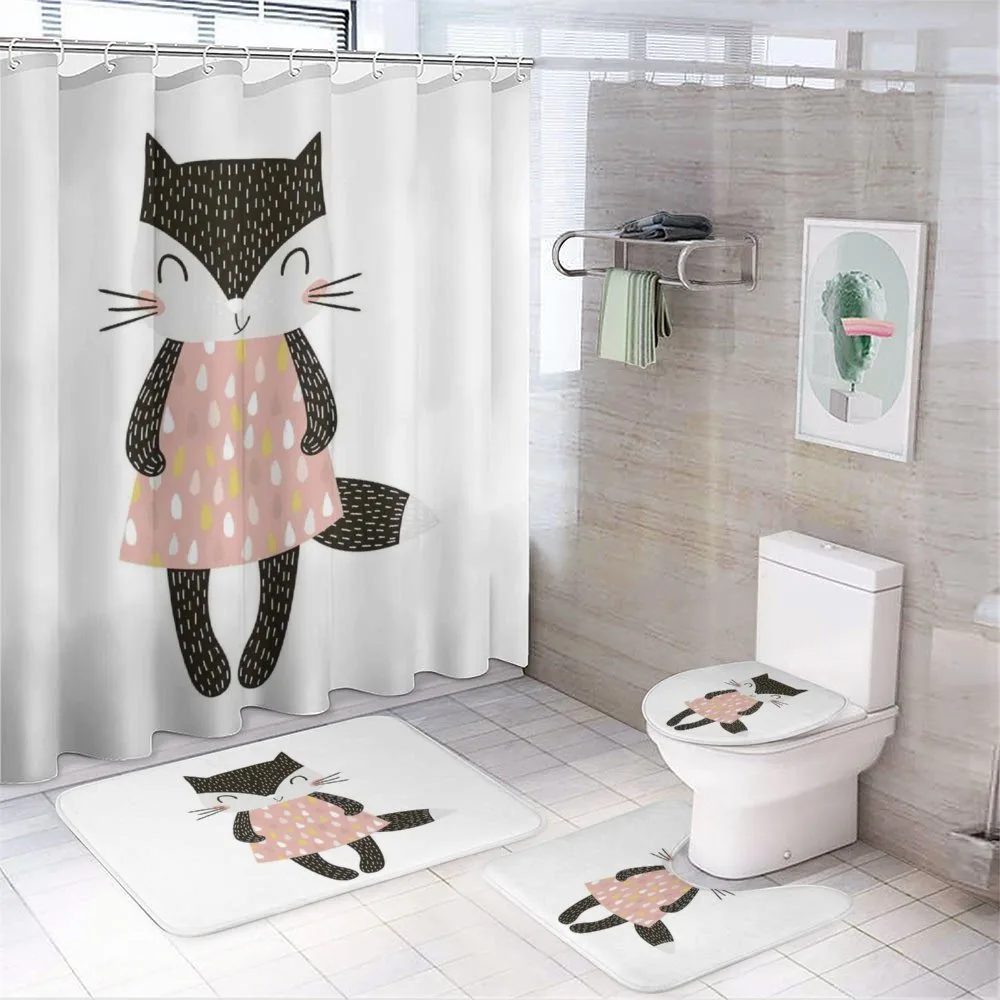 House Pet in Dress — 4-Piece Bathroom Set preview
