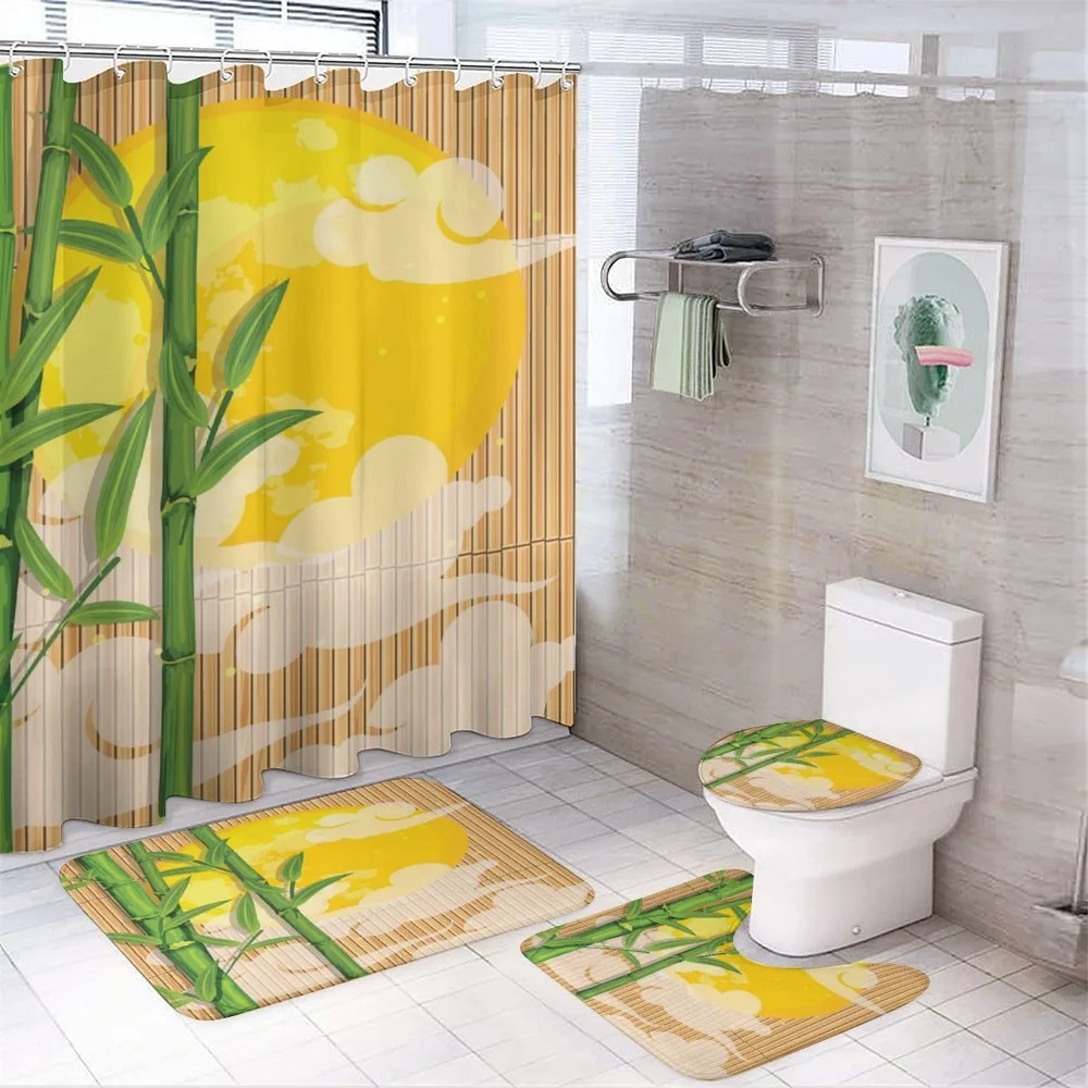 Bamboo Full Moon Clouds — 4-Piece Bathroom Set preview