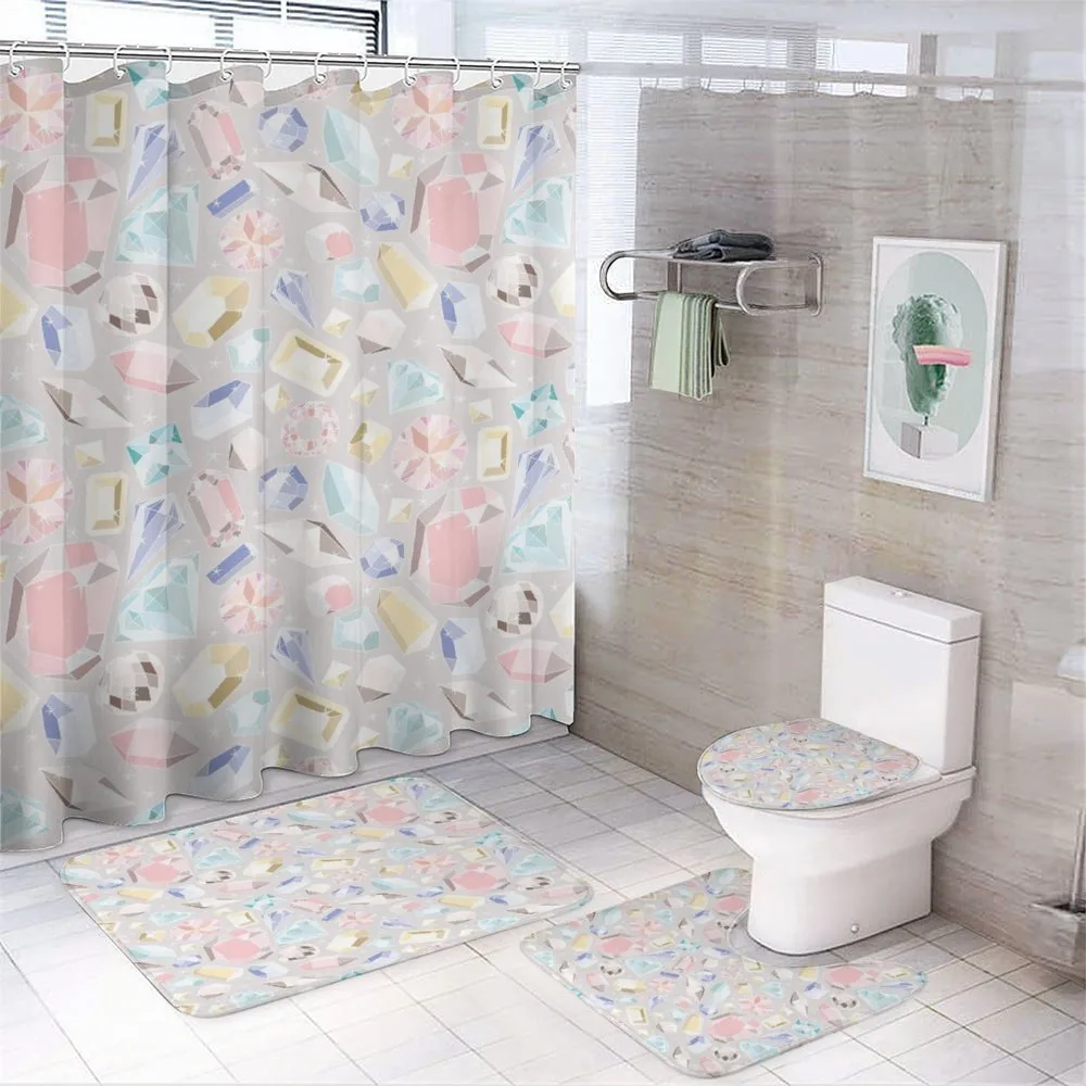 Colorful Vivid — 4-Piece Bathroom Set preview